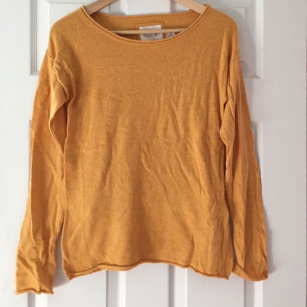 H&M mustard yellow sweater size XS